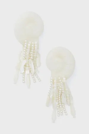 Ivory Shelly Earrings