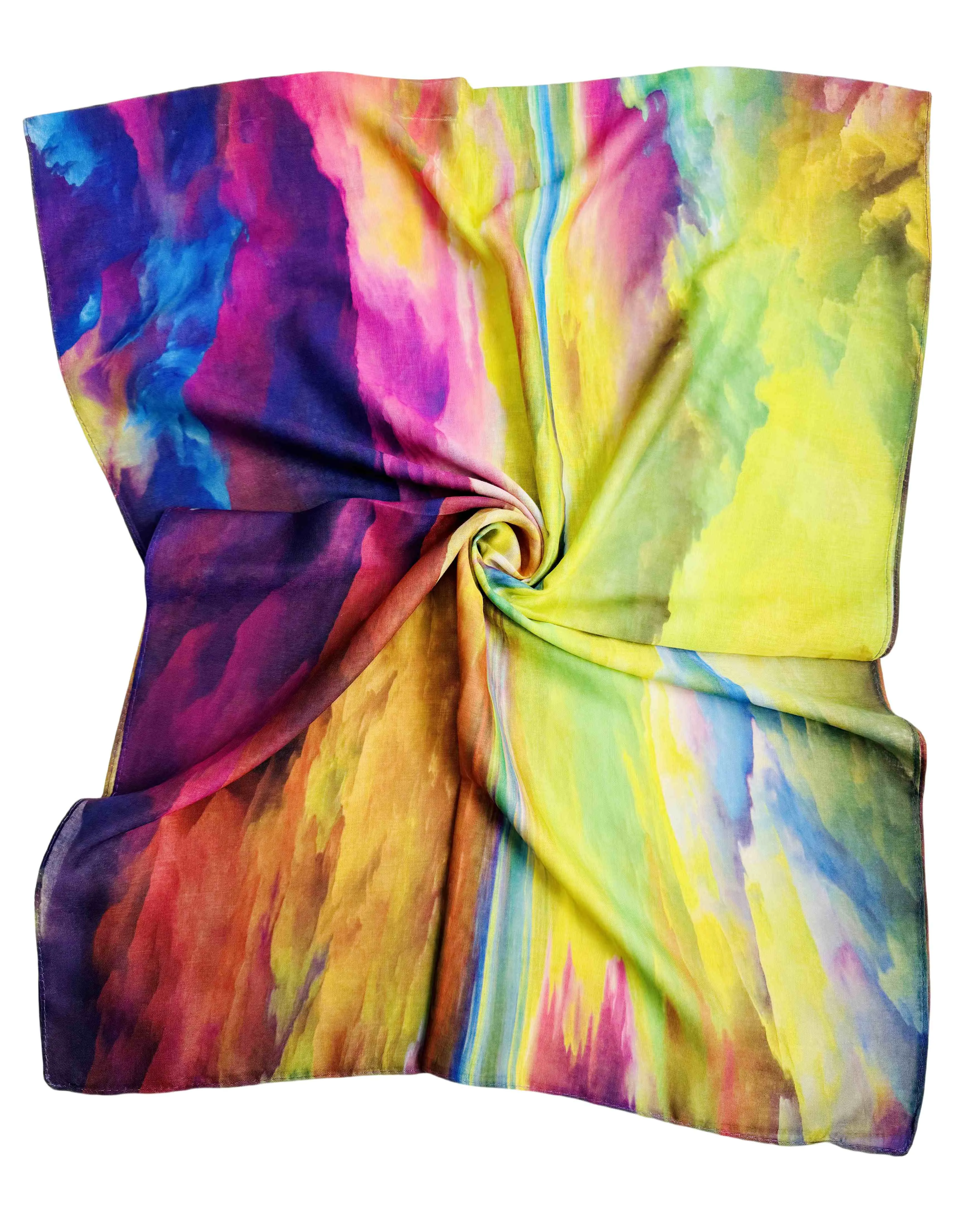 JC022857 Olive-Multi Sea of Clouds Scarf