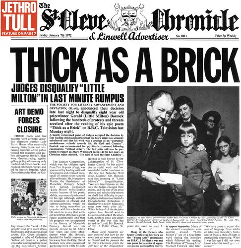 Jethro Tull - Thick As A Brick [50th Anniversary Edition]  (New Vinyl LP)