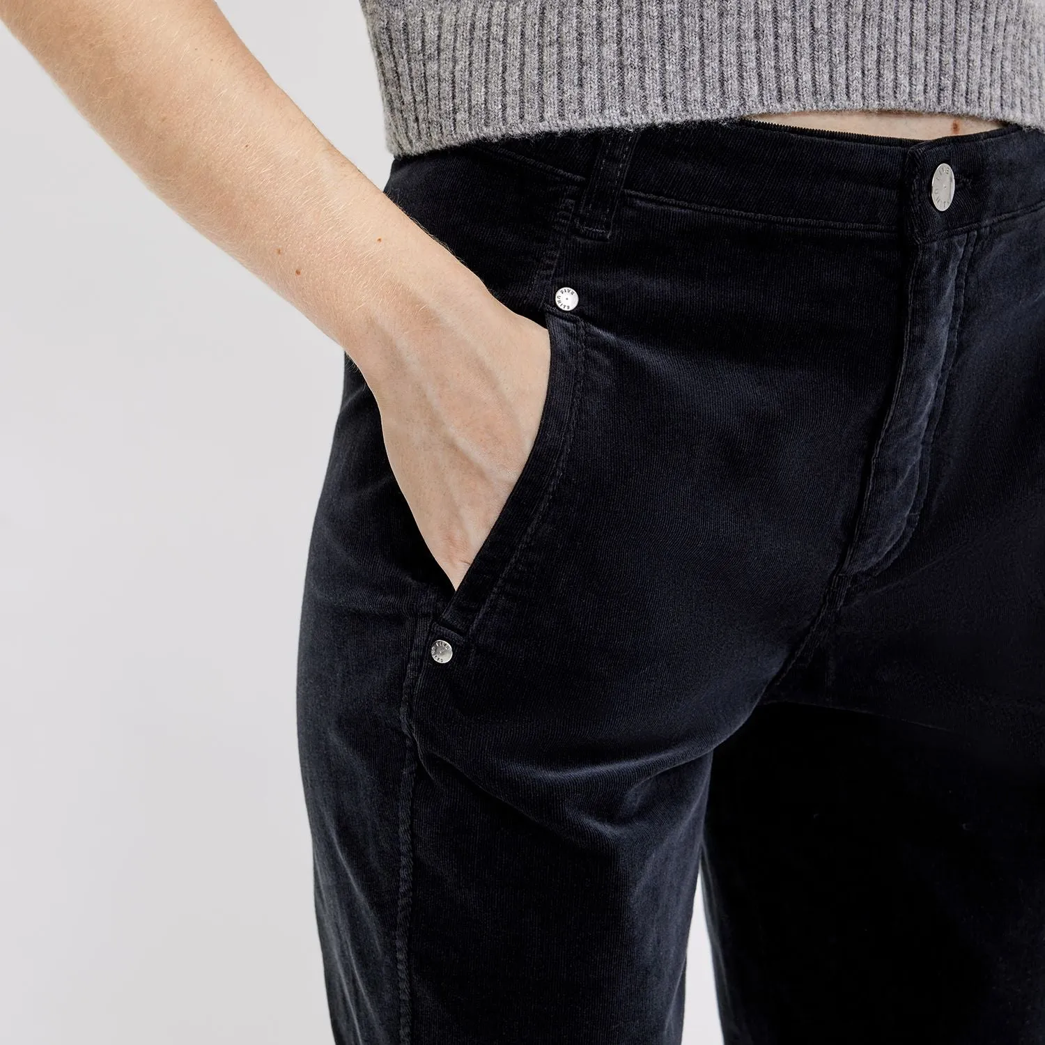 JolieFV Pure 618 Black Fine Corduroy