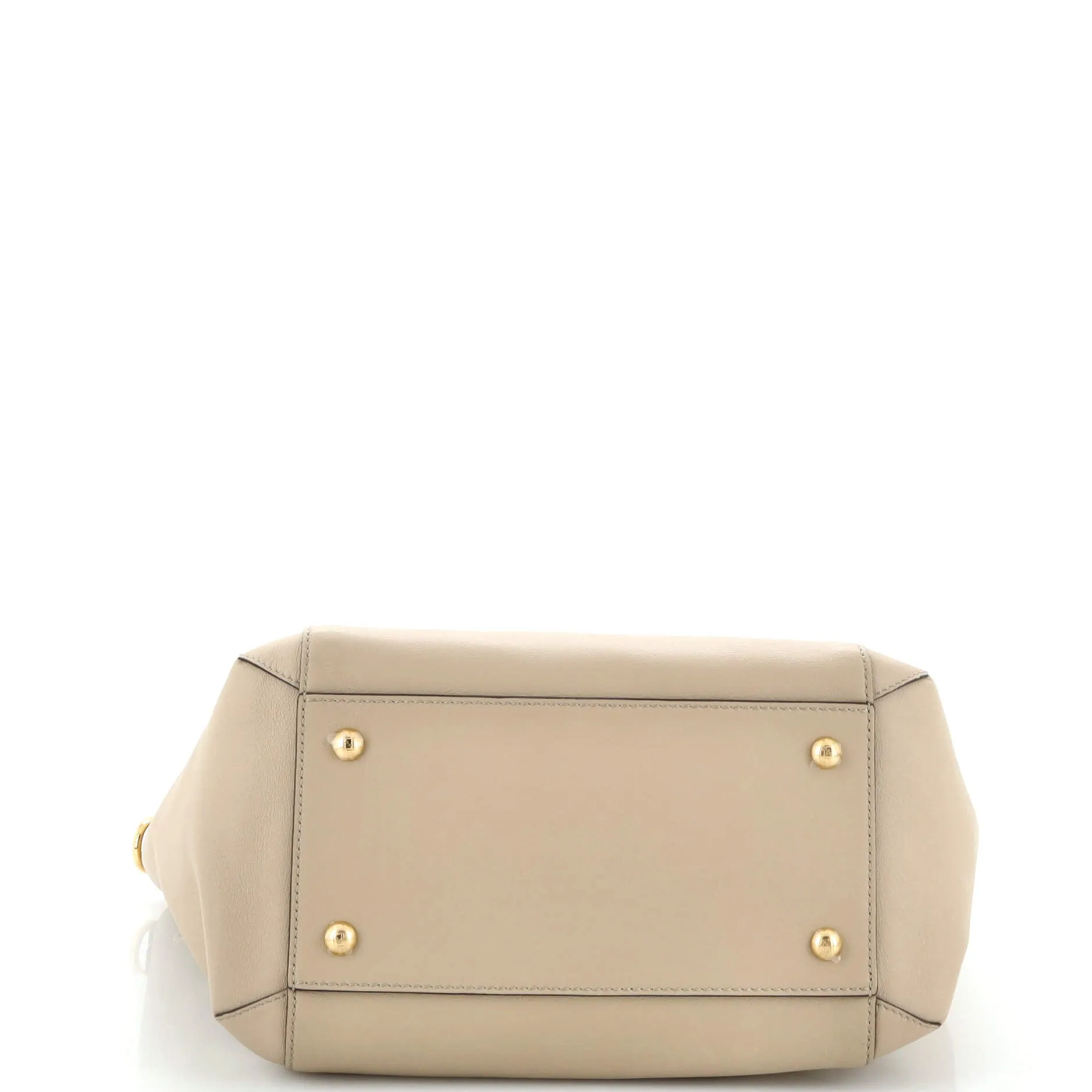 Karligraphy Chain Bucket Bag Leather Medium