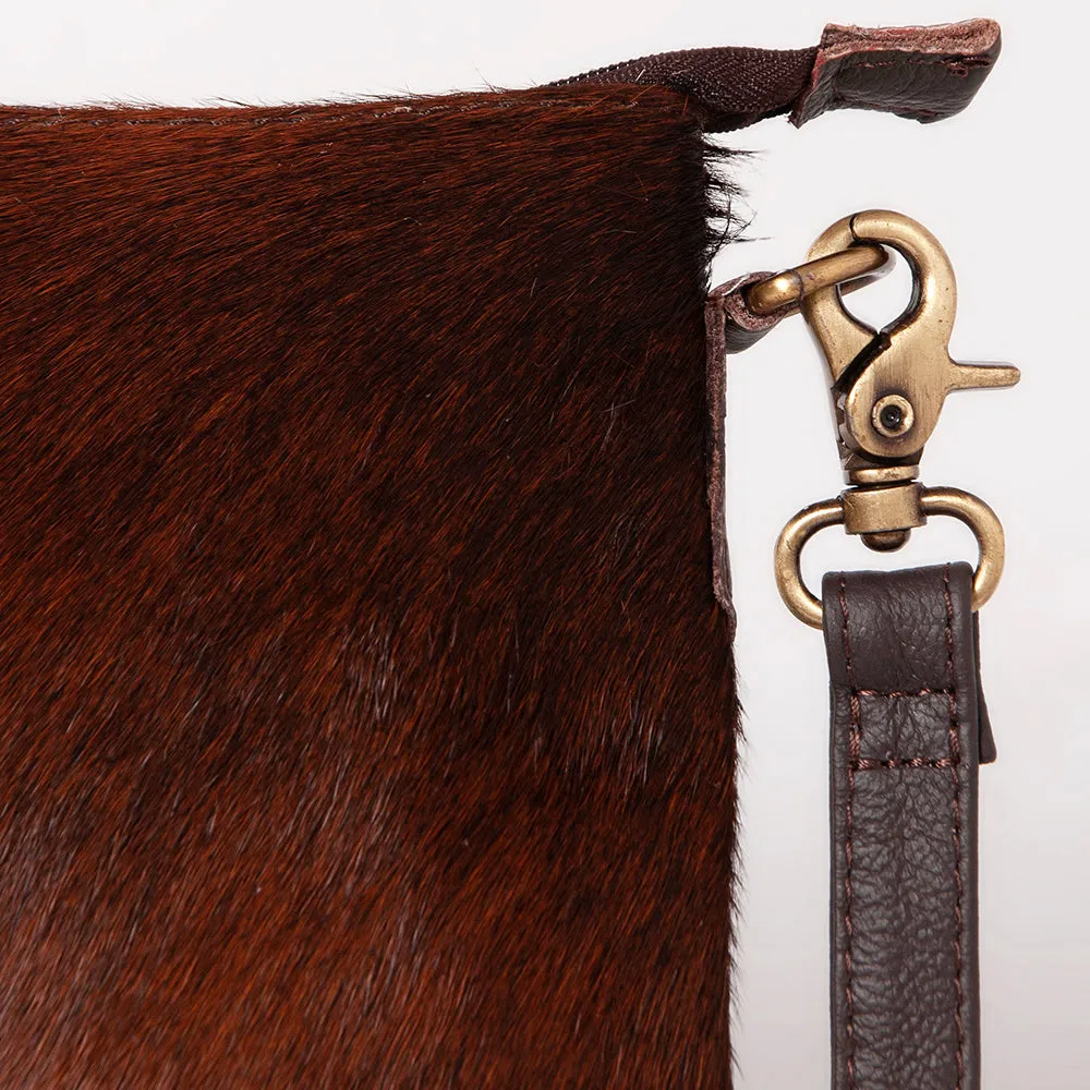 KBK101 - KBK101 -CROSS BODY Hand Tooled Saddle Leather with Cowhide Leather Ladies Bag KBK101 - KBK1