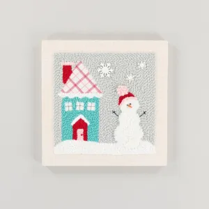 Kimberbell Punch Needle Embroidery Kit - Snowplace Like Home