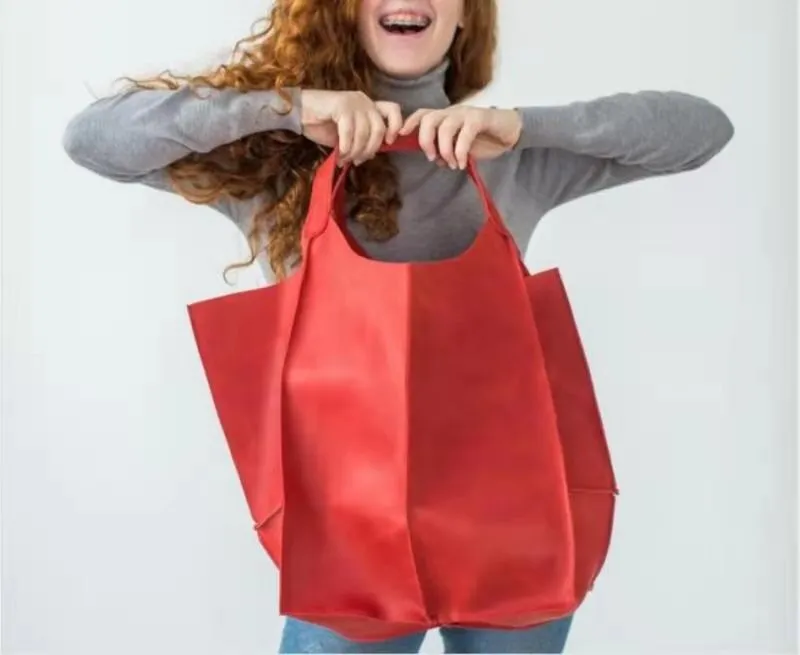 Korea Soft Pu Leather Shoulder Bags for Women Big Handbag Casual Retro Female Shopping Bag Large Capacity Mommy Shopper Tote New