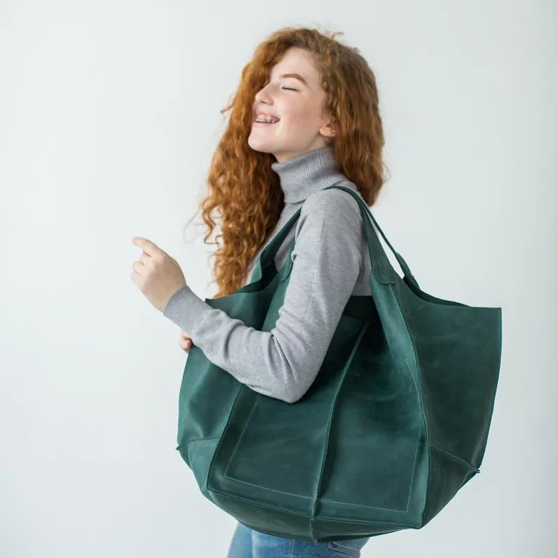Korea Soft Pu Leather Shoulder Bags for Women Big Handbag Casual Retro Female Shopping Bag Large Capacity Mommy Shopper Tote New