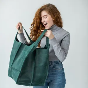 Korea Soft Pu Leather Shoulder Bags for Women Big Handbag Casual Retro Female Shopping Bag Large Capacity Mommy Shopper Tote New