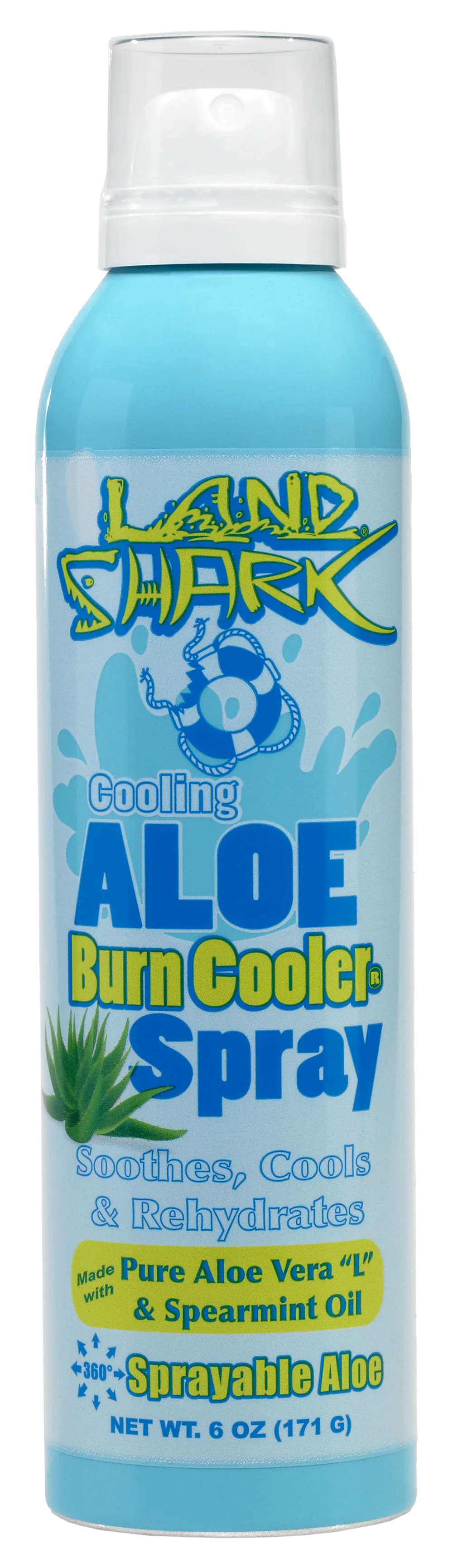LAND SHARK® Rehydrating Spearmint Burn Cooler Spray with Spearmint Oil 6oz