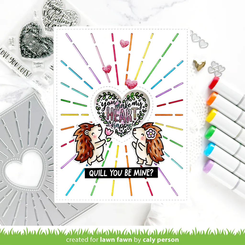 Lawn Fawn Clear Stamp Set - Magic Heart Messages*