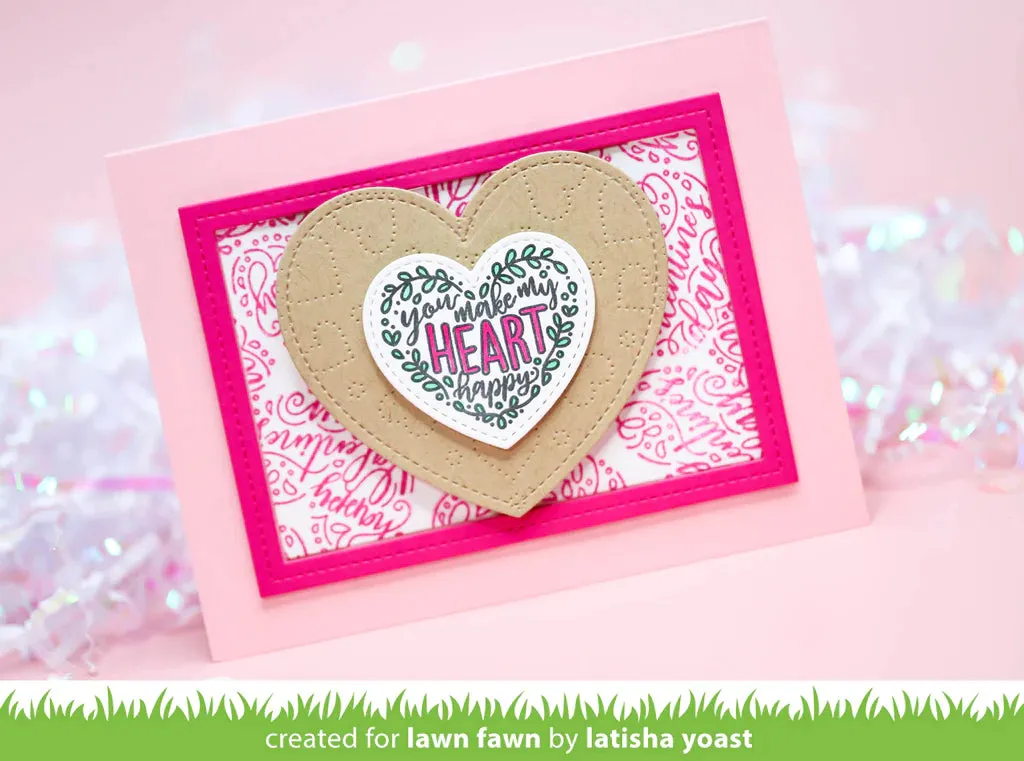 Lawn Fawn Clear Stamp Set - Magic Heart Messages*