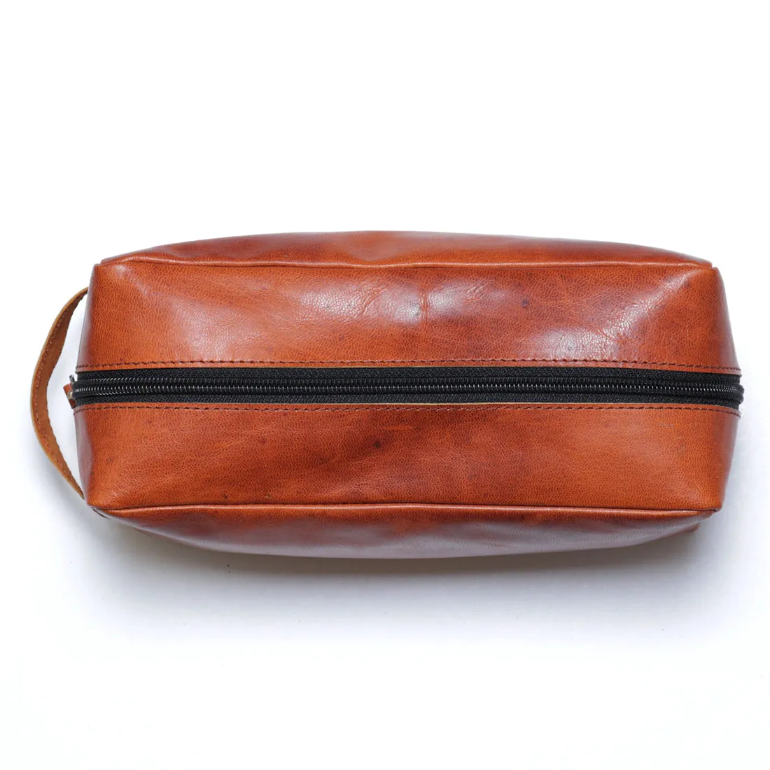 Leather Kit Pouch - Shaving Kit / Make Up Kit / Dopp Pouch