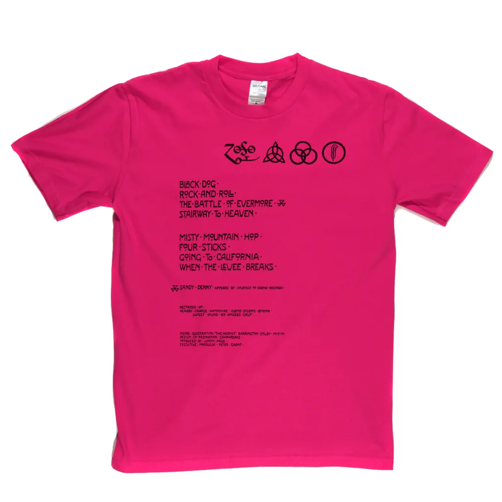 Led Zep 4 Inner Sleeve T-Shirt