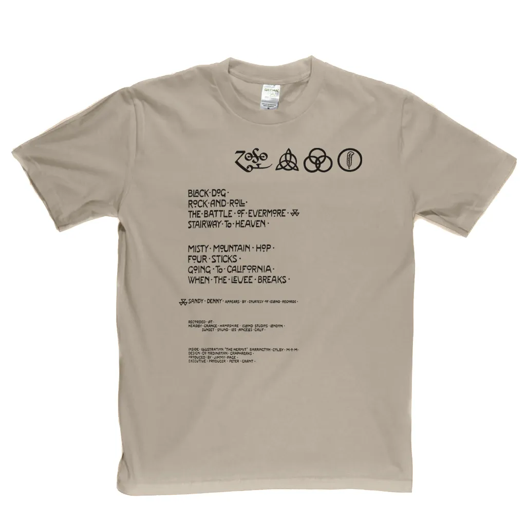 Led Zep 4 Inner Sleeve T-Shirt