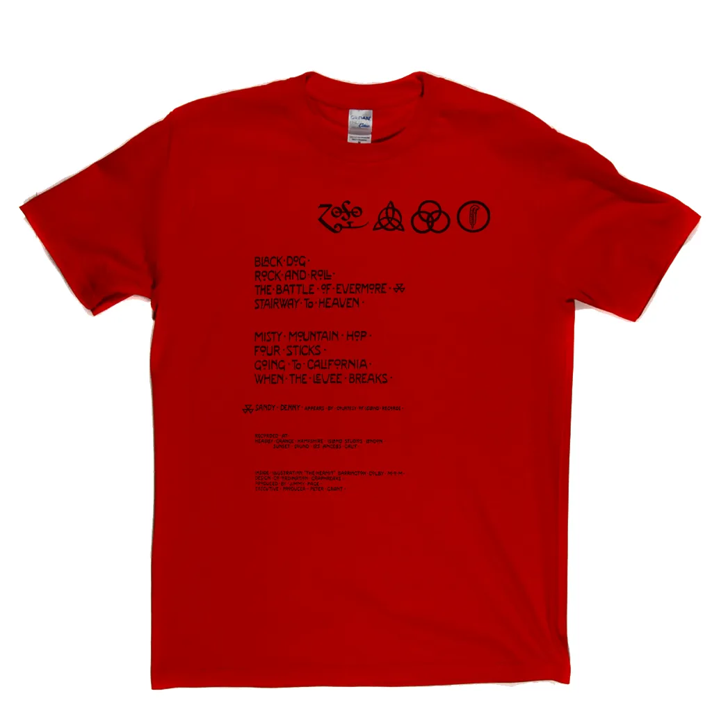 Led Zep 4 Inner Sleeve T-Shirt