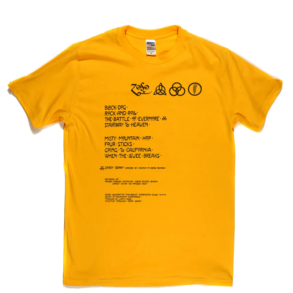 Led Zep 4 Inner Sleeve T-Shirt