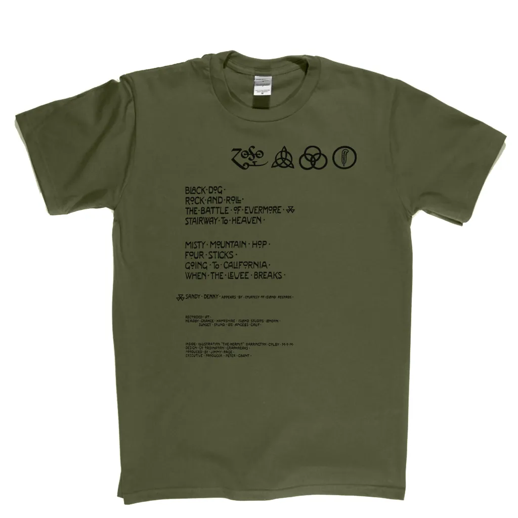 Led Zep 4 Inner Sleeve T-Shirt