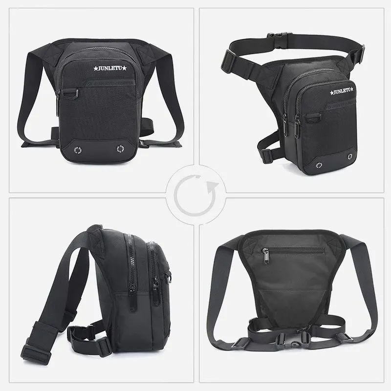 Leg Bag For Men Large Capacity Waterproof Polyester Phone Bag