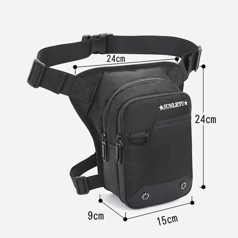 Leg Bag For Men Large Capacity Waterproof Polyester Phone Bag