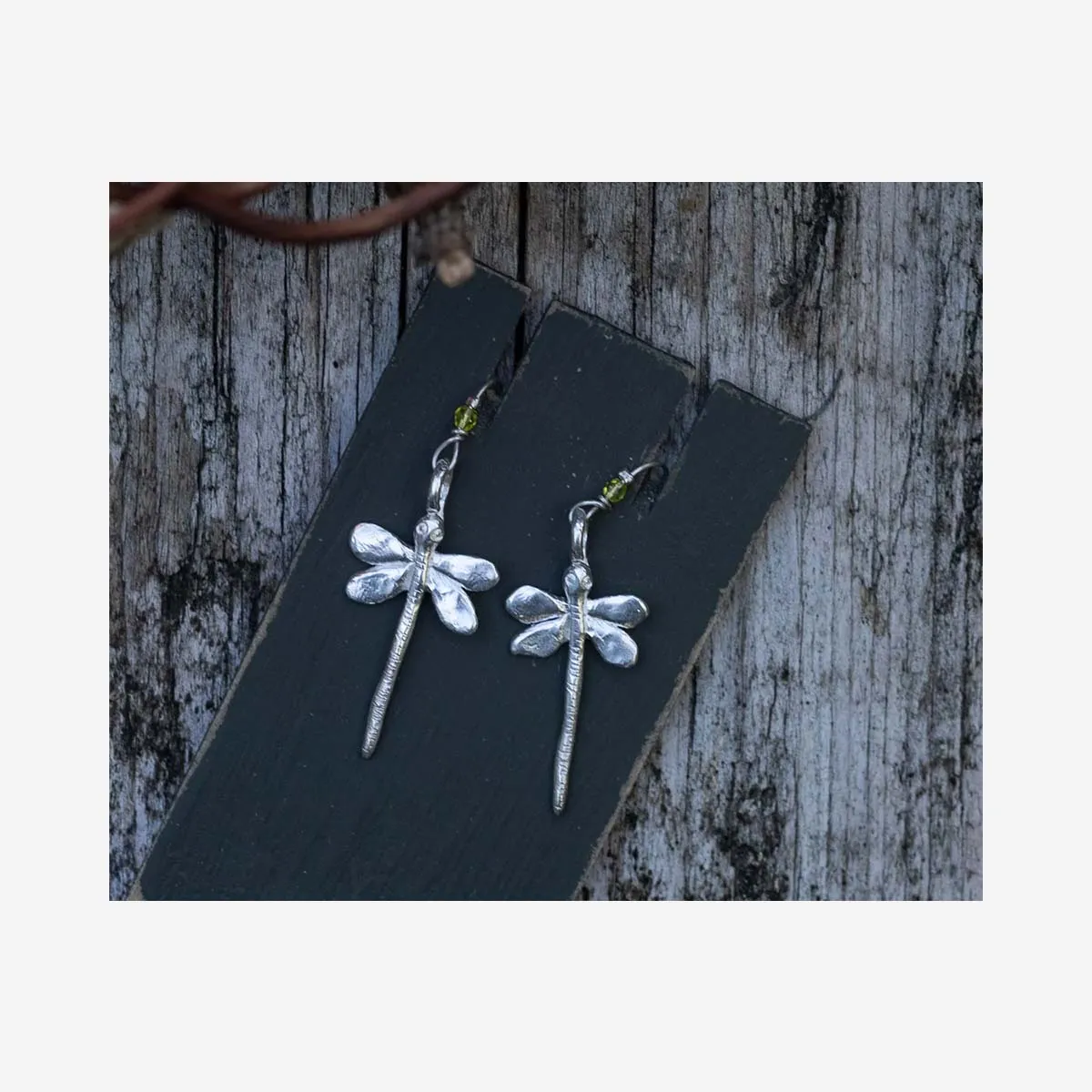 LIBELLULE PLATED EARRINGS