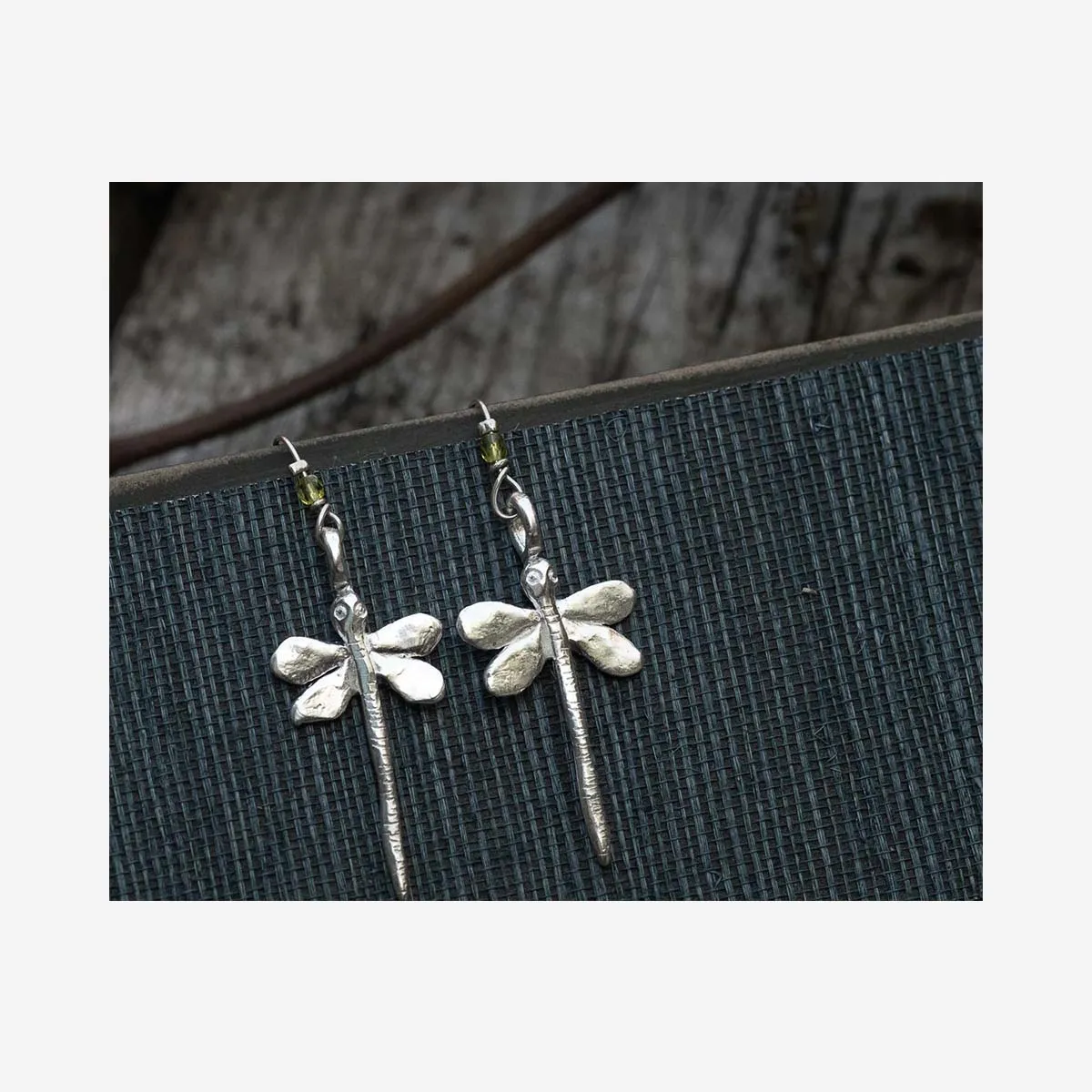 LIBELLULE PLATED EARRINGS