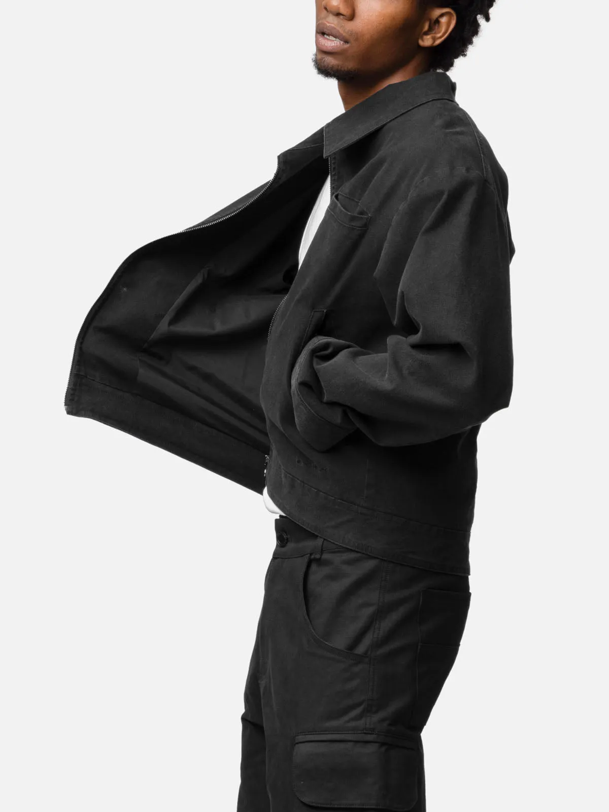 Lightweight Canvas Zipper Jacket