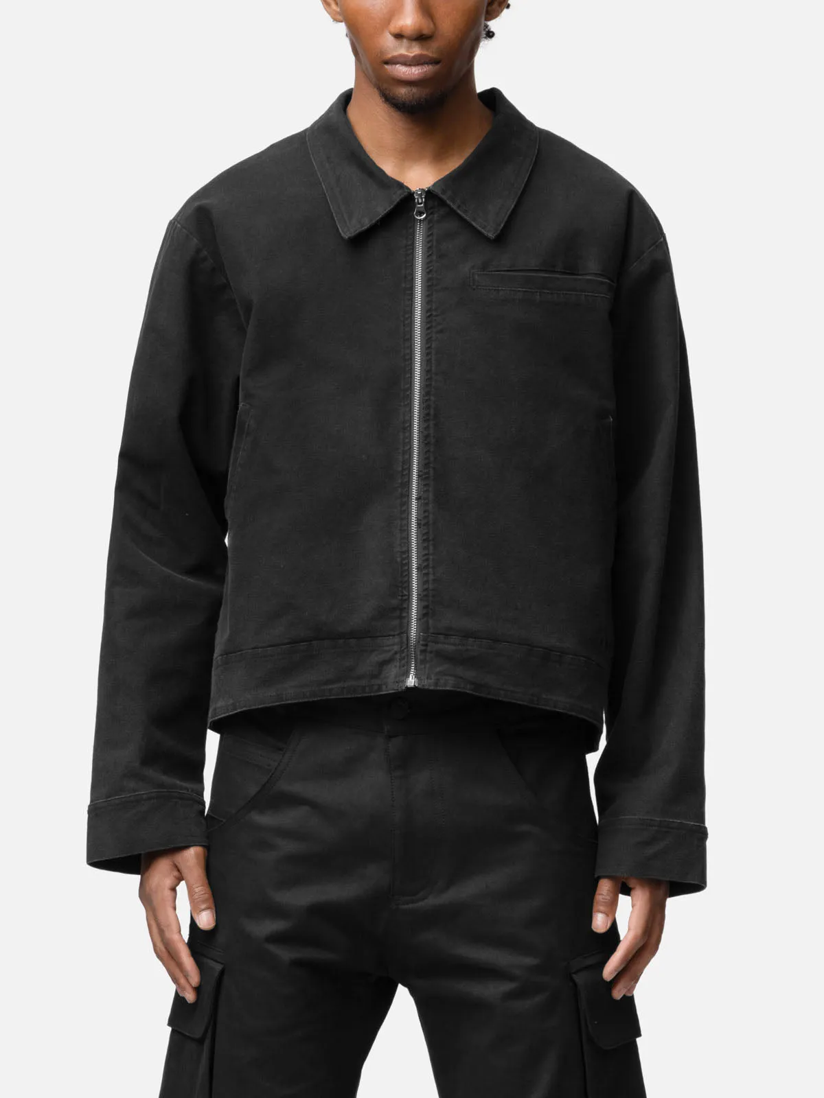 Lightweight Canvas Zipper Jacket