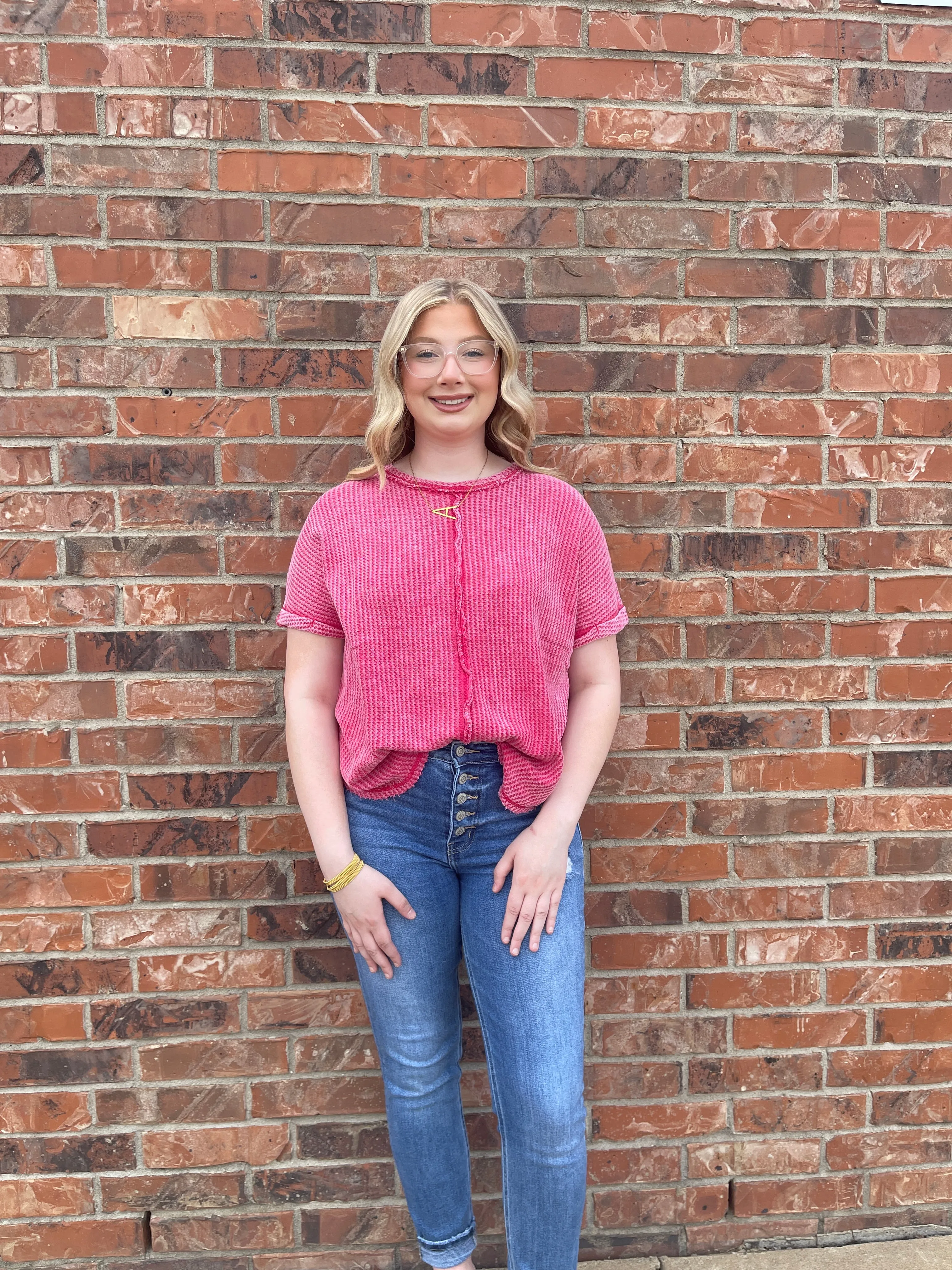 Lightweight Cuffed Sleeve Top