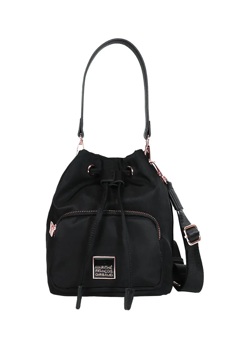 LIZZ Noir Women's Small Bucket Bag