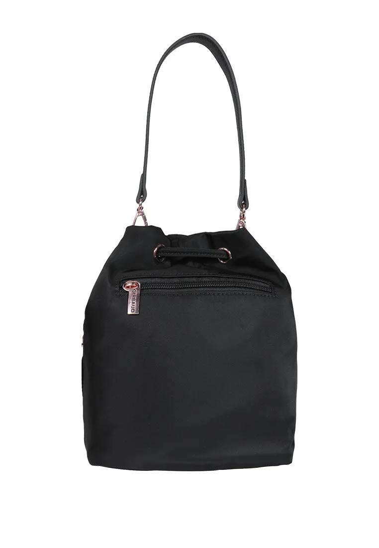 LIZZ Noir Women's Small Bucket Bag