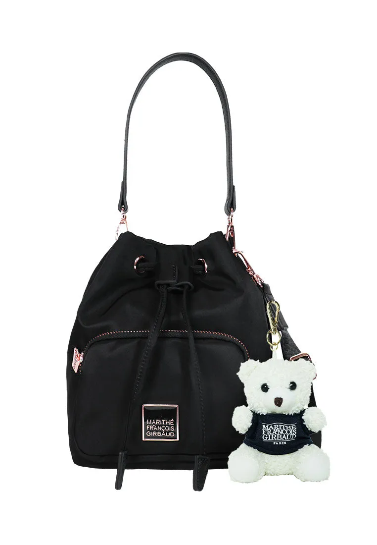 LIZZ Noir Women's Small Bucket Bag