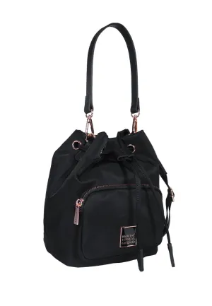 LIZZ Noir Women's Small Bucket Bag