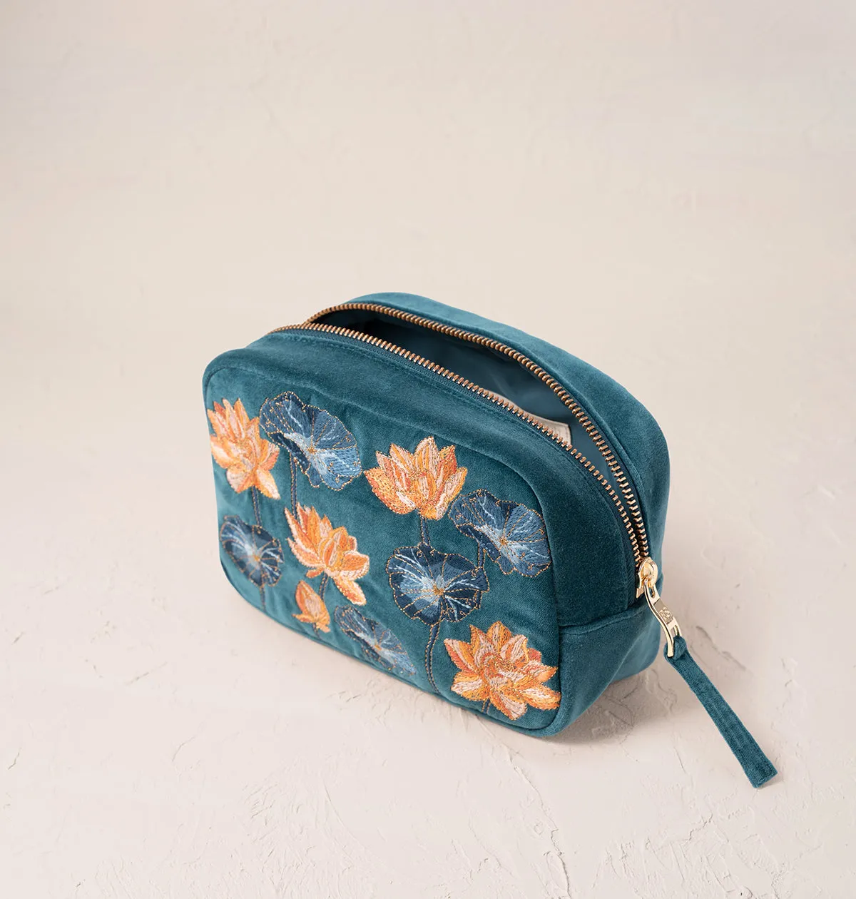 Lotus Makeup Bag