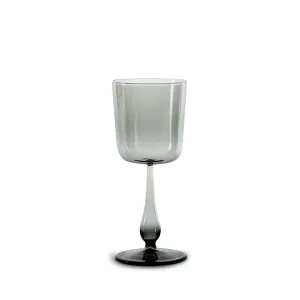 Luisa Calice Stem Glass in Fog (Set of 2)