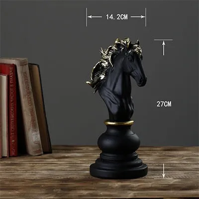 Luxury Chess Statue Home Decor
