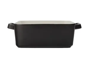 Maxwell & Williams Epicurious Square Baker 24x8cm Black Gift Boxed