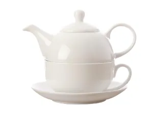 Maxwell & Williams White Basics Tea For One 425ML GB