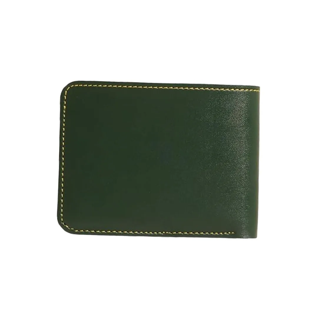 Mens Customized Wallet with King Charm - Green