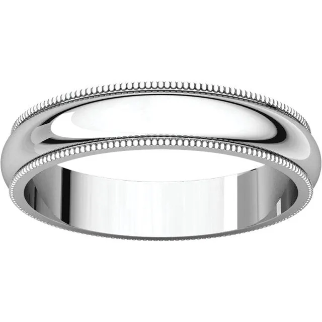 Milgrain Wedding Band (MG)