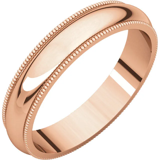 Milgrain Wedding Band (MG)