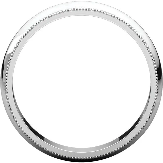 Milgrain Wedding Band (MG)