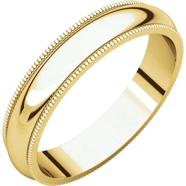 Milgrain Wedding Band (MG)