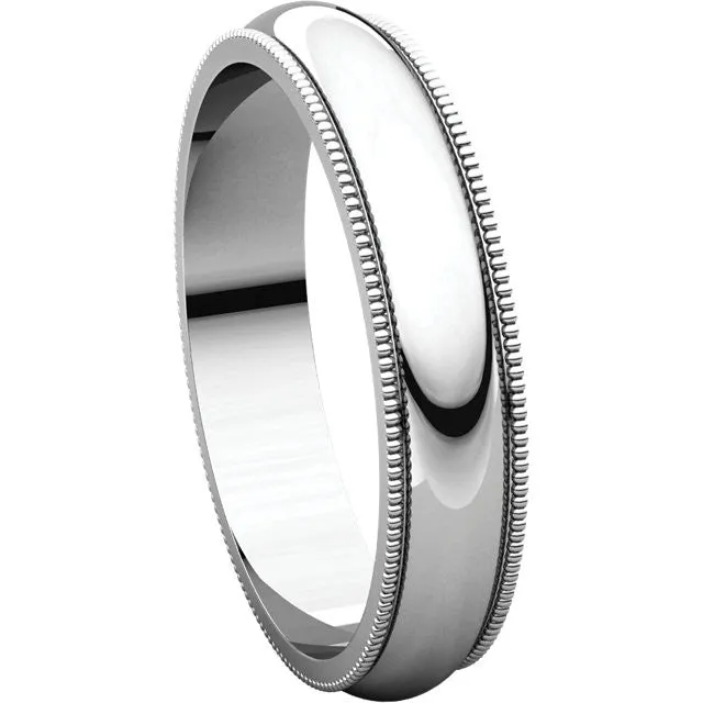 Milgrain Wedding Band (MG)