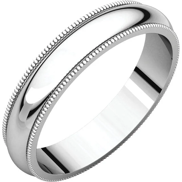 Milgrain Wedding Band (MG)