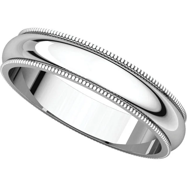 Milgrain Wedding Band (MG)