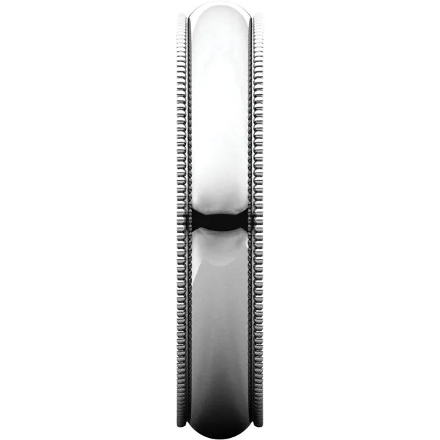 Milgrain Wedding Band (MG)