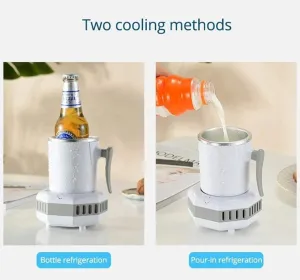 Mini Smart Cup Cooler, Iced Drink Refrigeration Electric Quick Cooling Freeze Cup S374612