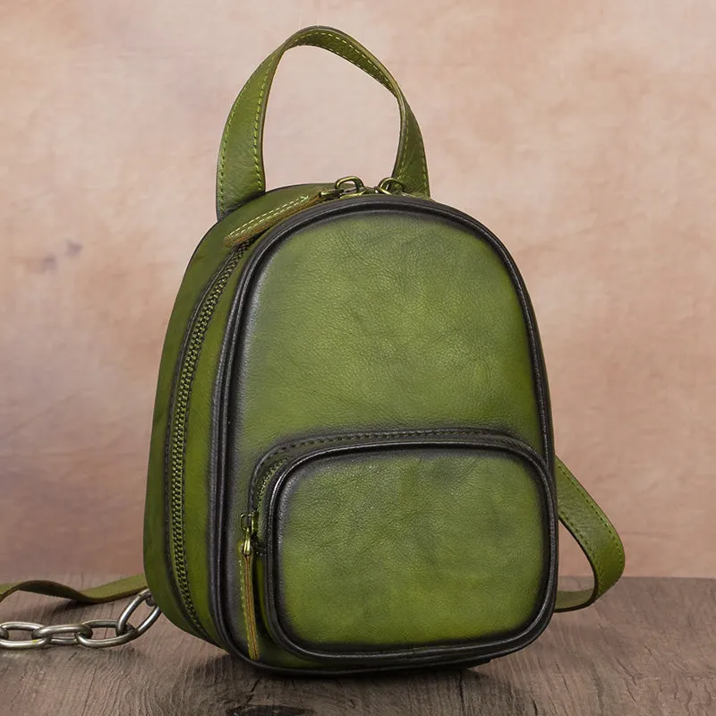 Mini Womens Cute Leather Crossbody Handbag Purse Side Bag for Women