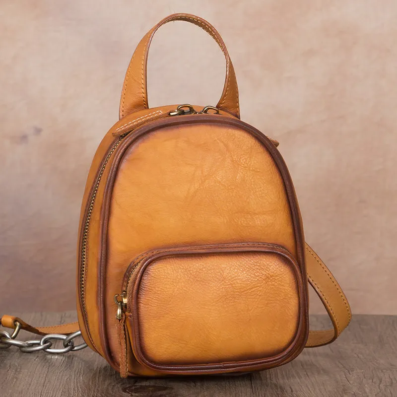 Mini Womens Cute Leather Crossbody Handbag Purse Side Bag for Women