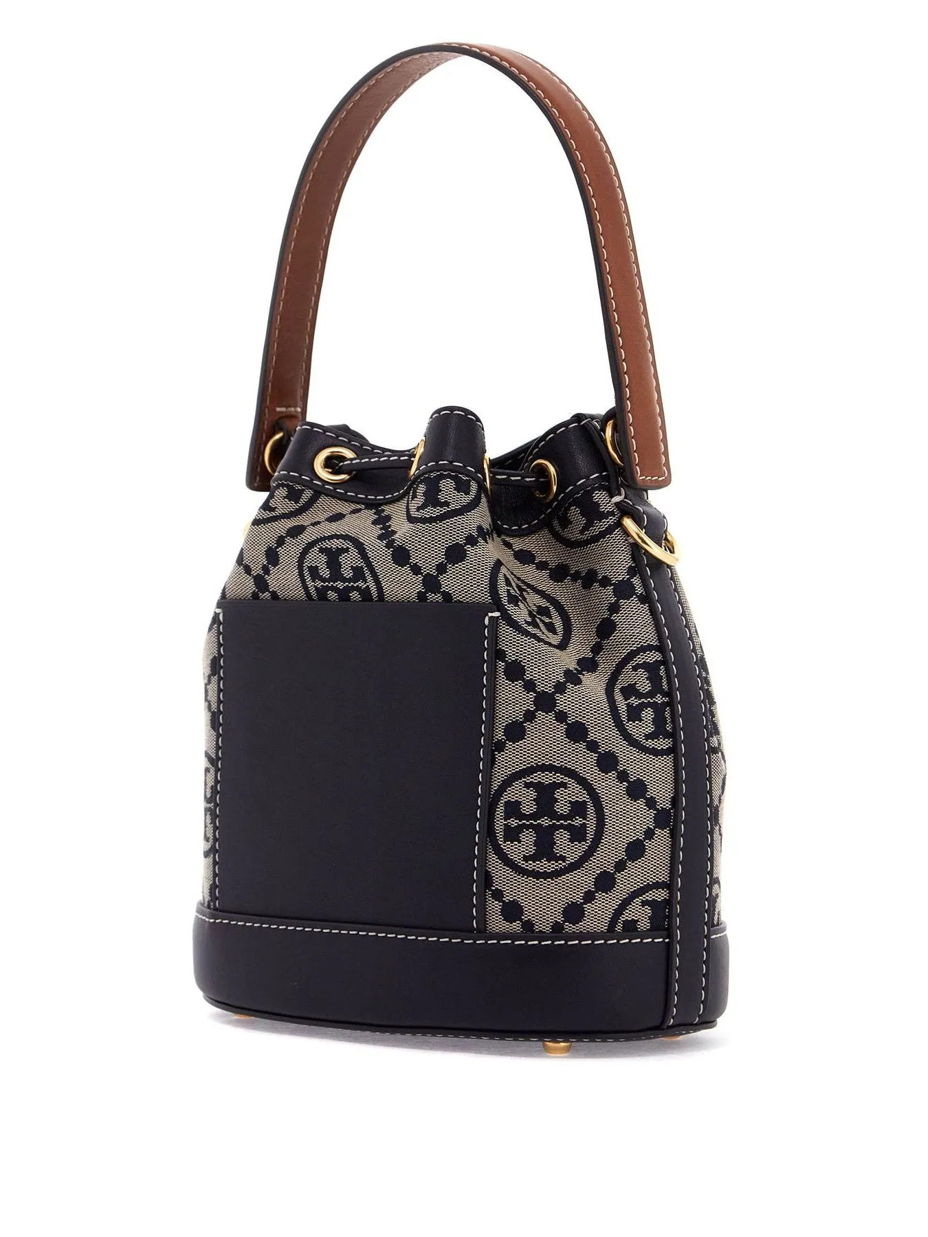 Monogram Jacquard Canvas Bucket Bag