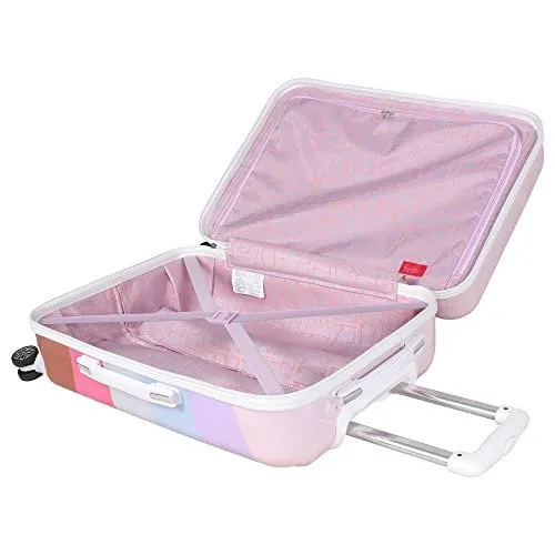 Nicole Miller New York Rainbow Luggage Collection - 24 Inch