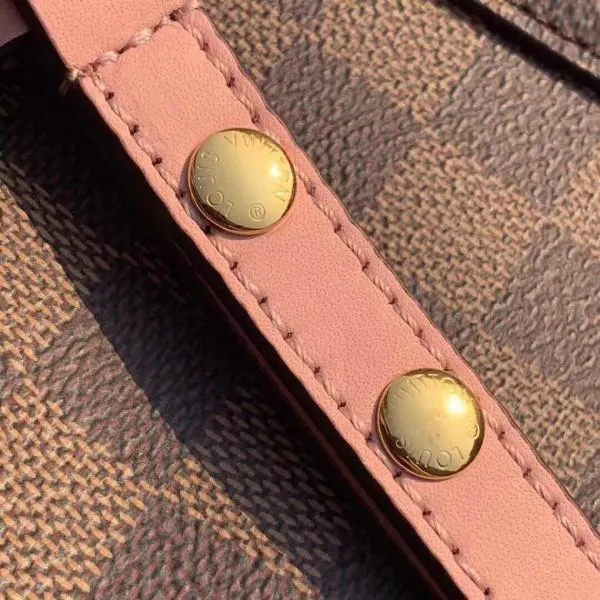 Néonoé Damier Ebene Canvas Bucket Bag N40198 Pink 2019 Collection